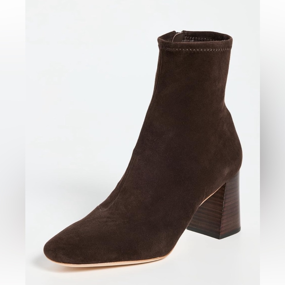 NWOT Loeffler Randall Elise Slim Ankle Booties with Block Heel